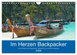 Im Herzen Backpacker - Auf den Pfaden eines Backpackers - Beliebte Orte und Sehenswürdigkeiten (Wandkalender 2026 DIN A4 quer), CALVENDO Monatskalende