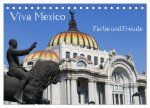 Viva Mexiko - Farben und Freude (Tischkalender 2026 DIN A5 quer), CALVENDO Monatskalender