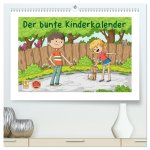 Der bunte Kinderkalender (hochwertiger Premium Wandkalender 2026 DIN A2 quer), Kunstdruck in Hochglanz