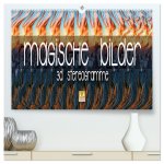 Magische Bilder - 3D Stereogramme (hochwertiger Premium Wandkalender 2026 DIN A2 quer), Kunstdruck in Hochglanz