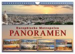 Europäische Metropolen - Panoramen (Wandkalender 2026 DIN A4 quer), CALVENDO Monatskalender