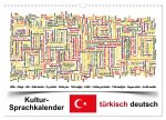 Kultur-Sprachkalender Türkisch-Deutsch (Wandkalender 2026 DIN A3 quer), CALVENDO Monatskalender