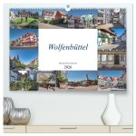 Wolfenbüttel - Historisches Fachwerk (hochwertiger Premium Wandkalender 2026 DIN A2 quer), Kunstdruck in Hochglanz