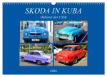 SKODA IN KUBA - Oldtimer der CSSR (Wandkalender 2026 DIN A3 quer), CALVENDO Monatskalender