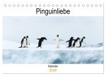 Pinguinliebe (Tischkalender 2026 DIN A5 quer), CALVENDO Monatskalender