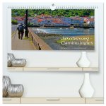 Jakobsweg - Camino Ingles (hochwertiger Premium Wandkalender 2026 DIN A2 quer), Kunstdruck in Hochglanz