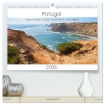 Portugal - Traumküste Costa Vicentina und Lagos (hochwertiger Premium Wandkalender 2026 DIN A2 quer), Kunstdruck in Hochglanz