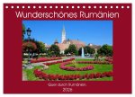 Wunderschönes Rumänien (Tischkalender 2026 DIN A5 quer), CALVENDO Monatskalender