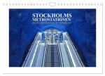Stockholms Metrostationen - Bunte Meisterwerke im Untergrund (Wandkalender 2026 DIN A4 quer), CALVENDO Monatskalender