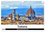 Toskana - Immer eine Reise wert (Wandkalender 2026 DIN A4 quer), CALVENDO Monatskalender