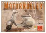 Mototrroller - Vesparade (Tischkalender 2026 DIN A5 quer), CALVENDO Monatskalender