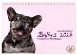 Bullys - Französische Bulldoggen 2026 (Tischkalender 2026 DIN A5 quer), CALVENDO Monatskalender