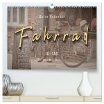 Fahrrad Alltag - Film Noir Style (hochwertiger Premium Wandkalender 2026 DIN A2 quer), Kunstdruck in Hochglanz