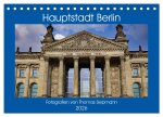 Hauptstadt Berlin (Tischkalender 2026 DIN A5 quer), CALVENDO Monatskalender