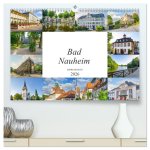 Bad Nauheim Impressionen (hochwertiger Premium Wandkalender 2026 DIN A2 quer), Kunstdruck in Hochglanz