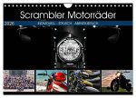 Scrambler Motorräder Individuell - Stylisch - Abenteuerlich (Wandkalender 2026 DIN A4 quer), CALVENDO Monatskalender