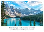 Unterwegs in Kanadas Westen (Tischkalender 2026 DIN A5 quer), CALVENDO Monatskalender