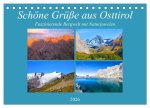 Schöne Grüße aus Osttirol (Tischkalender 2026 DIN A5 quer), CALVENDO Monatskalender