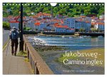 Jakobsweg - Camino Ingles (Wandkalender 2026 DIN A4 quer), CALVENDO Monatskalender
