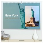 New York - einmal anders (hochwertiger Premium Wandkalender 2026 DIN A2 quer), Kunstdruck in Hochglanz