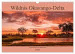 Wildnis Okavango-Delta (Wandkalender 2026 DIN A3 quer), CALVENDO Monatskalender