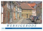 Wernigerode - Fachwerkstadt am Harz (Wandkalender 2026 DIN A2 quer), CALVENDO Monatskalender