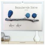 Bezaubernde Steine - Kieselkunst (hochwertiger Premium Wandkalender 2026 DIN A2 quer), Kunstdruck in Hochglanz