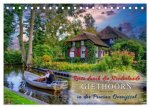 Reise durch die Niederlande - Giethoorn in der Provinz Overijssel (Tischkalender 2026 DIN A5 quer), CALVENDO Monatskalender