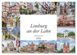 Limburg an der Lahn Impressionen (Tischkalender 2026 DIN A5 quer), CALVENDO Monatskalender