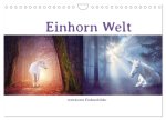 Einhorn Welt - verträumte Einhornbilder (Wandkalender 2026 DIN A4 quer), CALVENDO Monatskalender