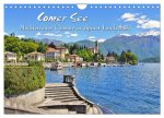 Comer See - Mediterraner Charme in alpiner Landschaft (Wandkalender 2026 DIN A4 quer), CALVENDO Monatskalender