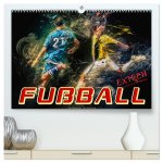 Fußball - extrem (hochwertiger Premium Wandkalender 2026 DIN A2 quer), Kunstdruck in Hochglanz