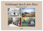 Volldampf durch den Harz (Tischkalender 2026 DIN A5 quer), CALVENDO Monatskalender