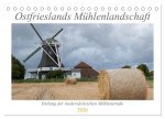 Ostfriesische Mühlenlandschaft (Tischkalender 2026 DIN A5 quer), CALVENDO Monatskalender