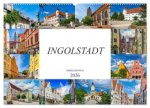 Ingolstadt Impressionen (Wandkalender 2026 DIN A2 quer), CALVENDO Monatskalender