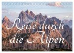 Bergpixel's Reise durch die Alpen (Tischkalender 2026 DIN A5 quer), CALVENDO Monatskalender