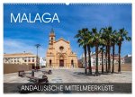 Malaga - andalusische Mittelmeerküste (Wandkalender 2026 DIN A2 quer), CALVENDO Monatskalender