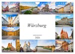 Würzburg Impressionen (Wandkalender 2026 DIN A4 quer), CALVENDO Monatskalender