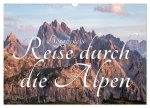 Bergpixel's Reise durch die Alpen (Wandkalender 2026 DIN A3 quer), CALVENDO Monatskalender