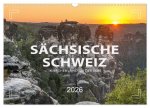 SÄCHSISCHE SCHWEIZ - Märchenland an der Elbe (Wandkalender 2026 DIN A3 quer), CALVENDO Monatskalender