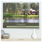 Sommer in Schwedens Lappland (hochwertiger Premium Wandkalender 2026 DIN A2 quer), Kunstdruck in Hochglanz