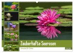 Zauberhafte Seerosen (Wandkalender 2026 DIN A2 quer), CALVENDO Monatskalender