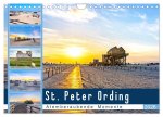St. Peter Ording - Atemberaubende Momente (Wandkalender 2026 DIN A4 quer), CALVENDO Monatskalender