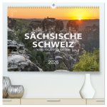 SÄCHSISCHE SCHWEIZ - Märchenland an der Elbe (hochwertiger Premium Wandkalender 2026 DIN A2 quer), Kunstdruck in Hochglanz