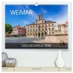 Weimar - das kulturelle Erbe (hochwertiger Premium Wandkalender 2026 DIN A2 quer), Kunstdruck in Hochglanz