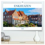 Enkhuizen - historische Hafenstadt am Ijsselmeer (hochwertiger Premium Wandkalender 2026 DIN A2 quer), Kunstdruck in Hochglanz