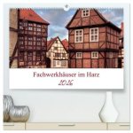 Fachwerkhäuser im Harz (hochwertiger Premium Wandkalender 2026 DIN A2 quer), Kunstdruck in Hochglanz