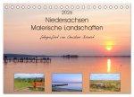 Niedersachsen - Malerische Landschaften (Tischkalender 2026 DIN A5 quer), CALVENDO Monatskalender