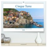 Cinque Terre - Fünf malerische Dörfer an der ligurischen Küste (hochwertiger Premium Wandkalender 2026 DIN A2 quer), Kunstdruck in Hochglanz