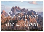 Bergpixel's Reise durch die Alpen (Wandkalender 2026 DIN A4 quer), CALVENDO Monatskalender